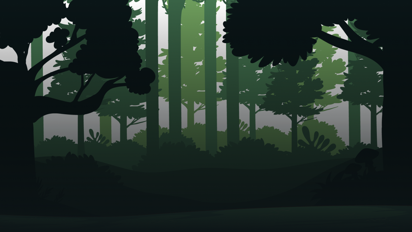 Forest Silhouette Background