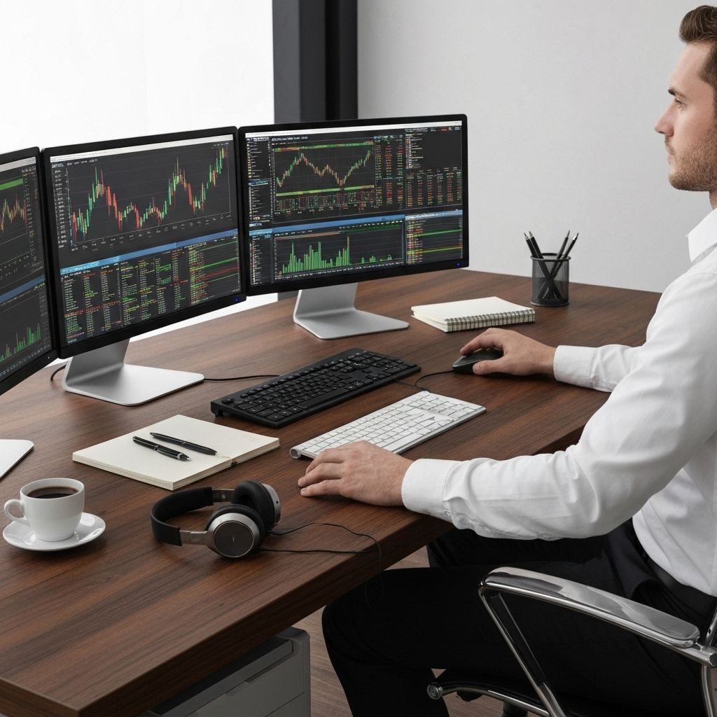 My cozy trading setup ❄️